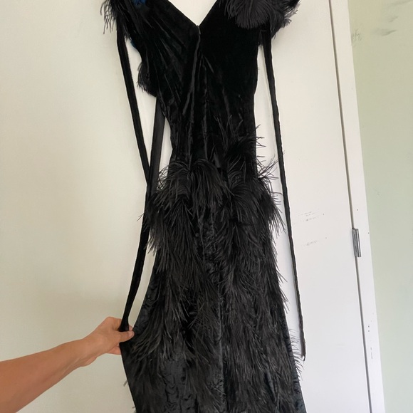 Sonia Rykiel Runway Black Evening Dress gown 34 - Picture 9 of 12